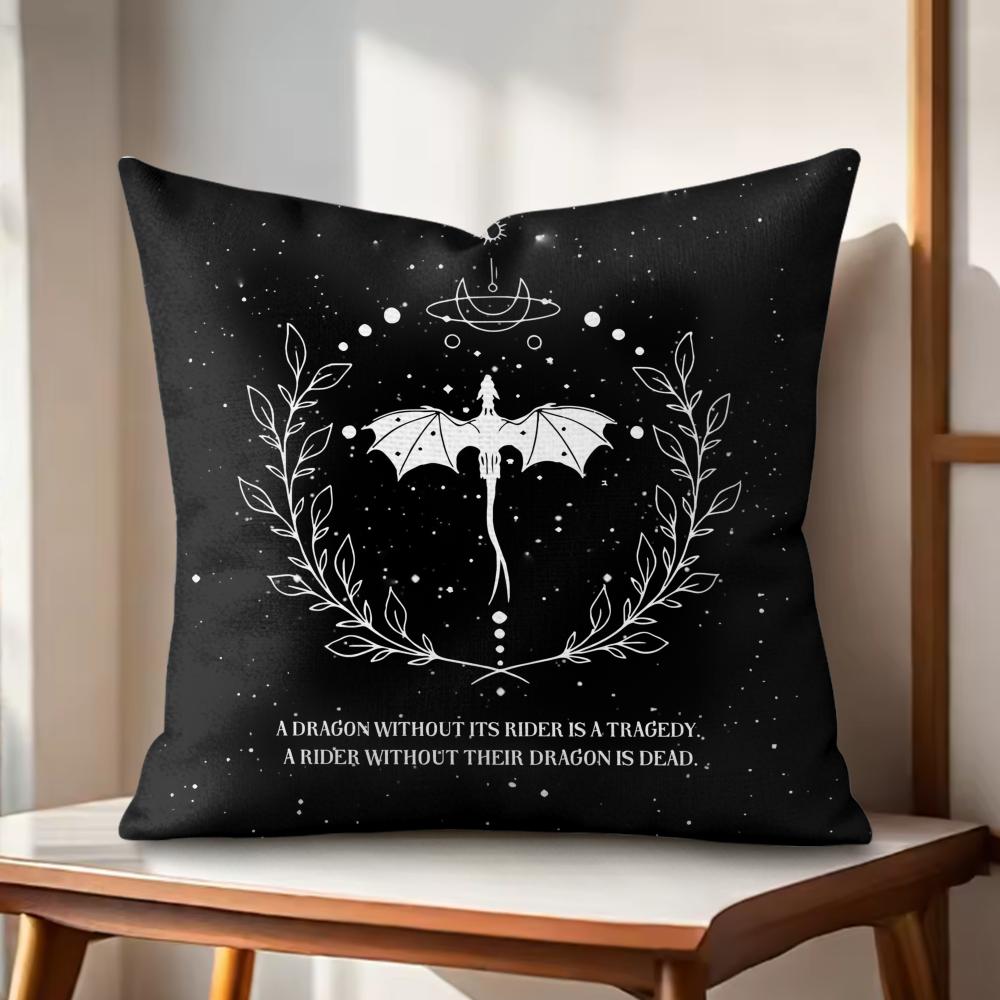 

Cartoon WWingS DDragonS Cushion Cover Natural Linen Organic Fabric DoubleSided Printing Couch Pillow Covers Home Decor 30x30cm