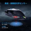 TMKB Falcon M1SE Gaming Mouse 75g Honeycomb Design White Wired 12800DPI 6 Buttons Programmable PTFE Sole Durable Braided Cable Gaming Office Use