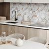Self-Adhesive Vinyl Flooring with Print 120x60 Cm Elegant Marble Pattern