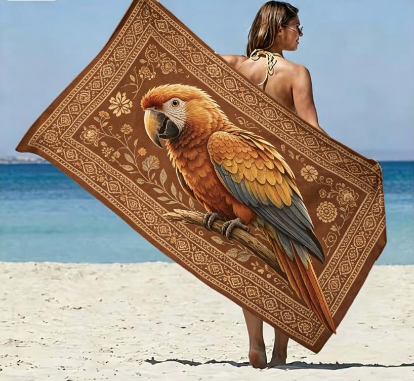 Microfiber Large Beach Towel Sand Free Quick Dry Mystical Black Cat Floral Print Soft Absorbent Towel Beach Towel Bath Towel