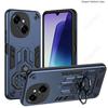 Dual Finger Ring Armor Cover for Tecno Spark Go 1 2025 Case for Tecno POP 9 4G Rotate Metal Bracket Stand Case Shockproof Capa