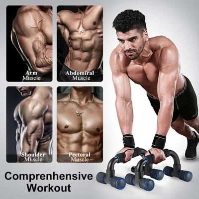 Non-Slip Push Up Handles High-Density Foam Support For Home Gym Arm Strength Training Indoor Fitness Equipment Men Women Durable
