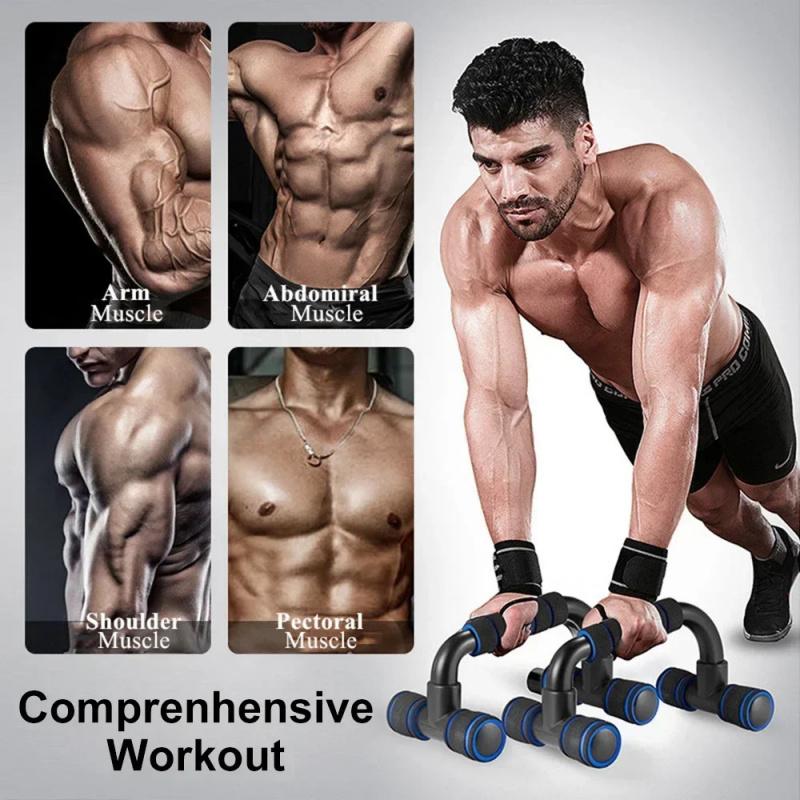 Non-Slip Push Up Handles High-Density Foam Support For Home Gym Arm Strength Training Indoor Fitness Equipment Men Women Durable