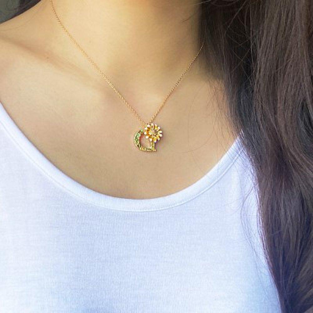 [Olia] Alphabet Necklace T