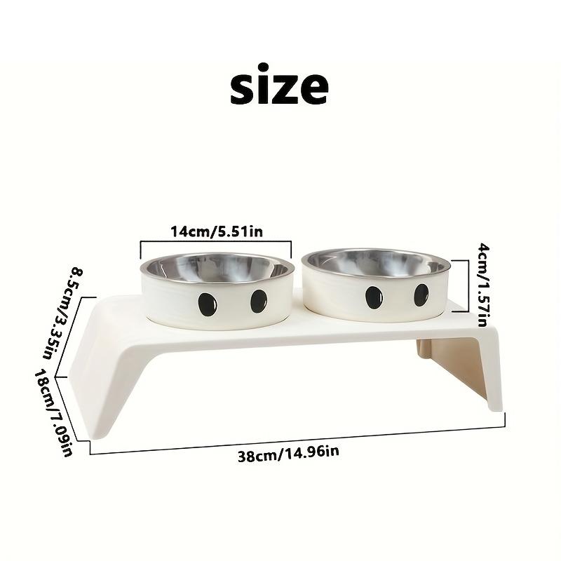 2026 Elevated Pet Dog Feeder Bowls Raised Stand with Double Stainless Steel Food Water Bowls for Small Medium Large Dogs Cats