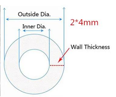 5 Meters Transparent Food Grade Silicone Tube 2 4 6 8 10 12 Flexible Garden Rubber Hose Aquarium Soft Tubing Silicone Pipe