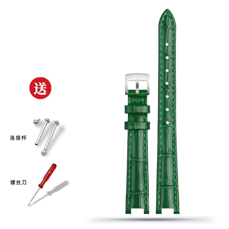 For Tissot Little Beauty T126.010 Jiali Series Women's Genuine Leather Watch Strap Bracelet Cowhide Chain Notch 12*4mm 14*5mm