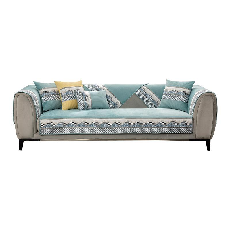 

Простая подушка для дивана в скандинавском стиле, универсальный нескользящий кожаный чехол для дивана Four Seasons, высококачественная подушка из синели, спинка, тканевый чехол для полотенец 70*70CM