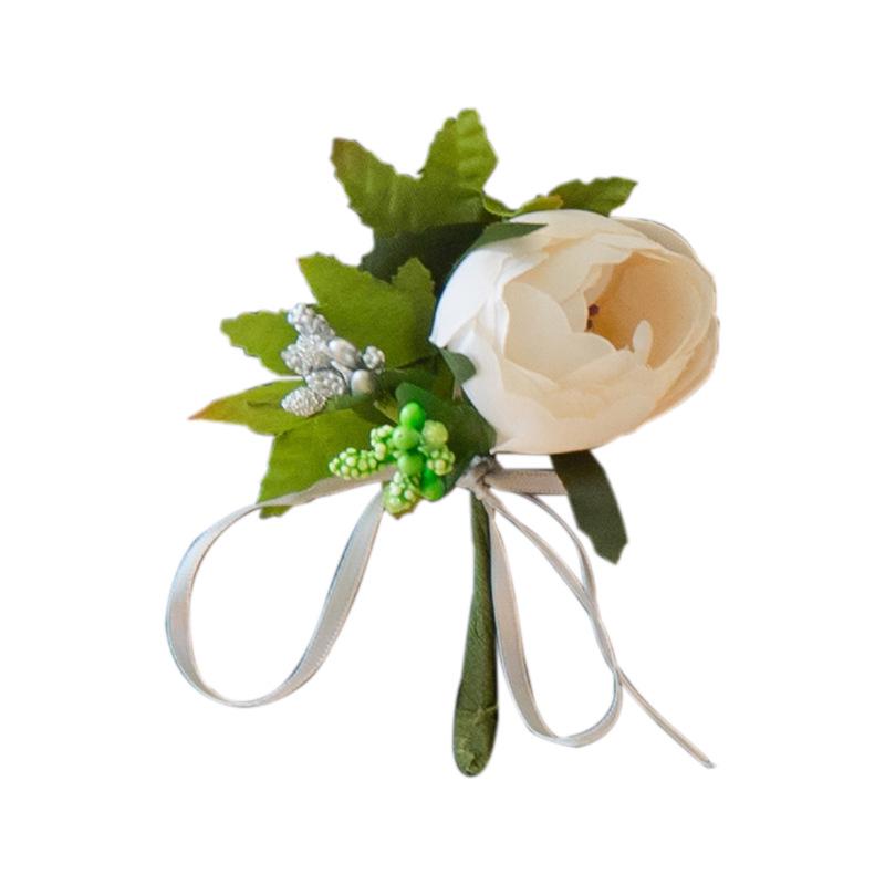 Children's Tuxedo Suit with Flower Corsage & Necklace - Wedding and Performance Accessories