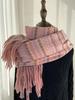 New Sweet Vintage Scarf Headscarf Winter Women Ladies Men Preppy Rainbow Striped Scarve Pashmina Mujer Foulard Wrap Shawl Unisex