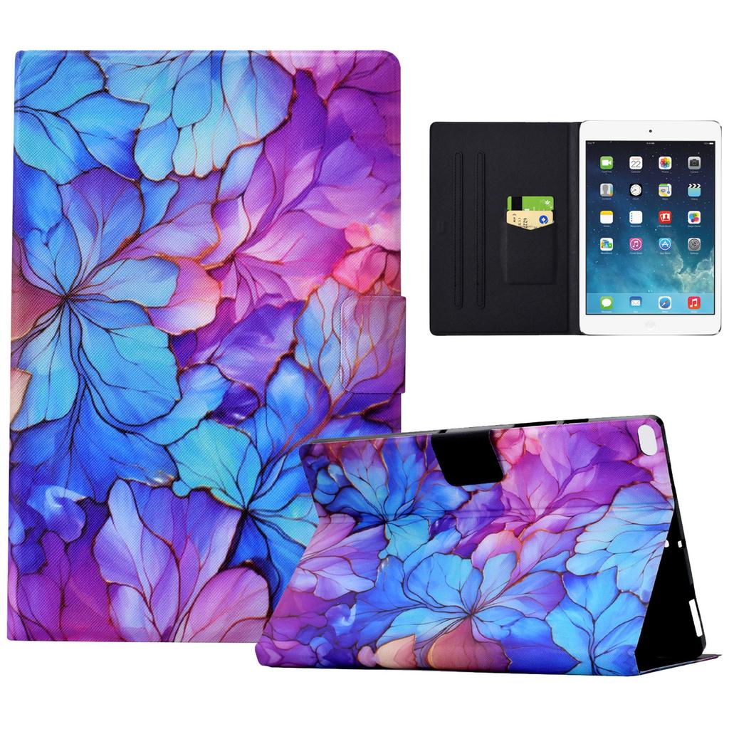 For iPad Mini/Mini 2/mini 3/mini 4/mini (2019) 7.9 Inch Case PU Leather Pattern Printed Cover with Card Holder