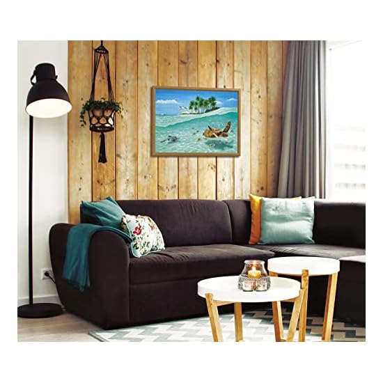 APPLEONE Jigsaw Puzzle 500-310 Blue Oasis, 500 Pieces, Made in Japan, 53×38cm, Marine Art, Dolphins,