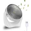 Usb Desktop Fan - Adjustable Speed Rotating Head