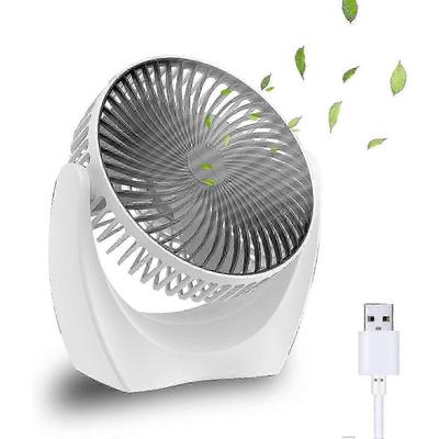 USB-Tischventilator - Einstellbare Geschwindigkeit, rotierender Kopf