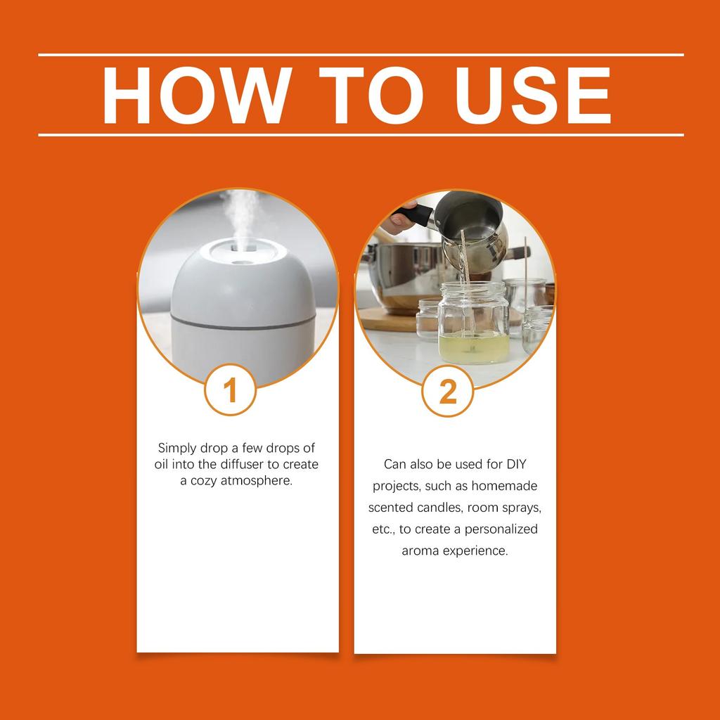 Festival Serumöl Set, Serumöl Diffusor, Aromatherapieöl Kerze Seife DIY Geeignet für Wohnzimmer, Party und zum Verschenken, 10ml*6 Stück