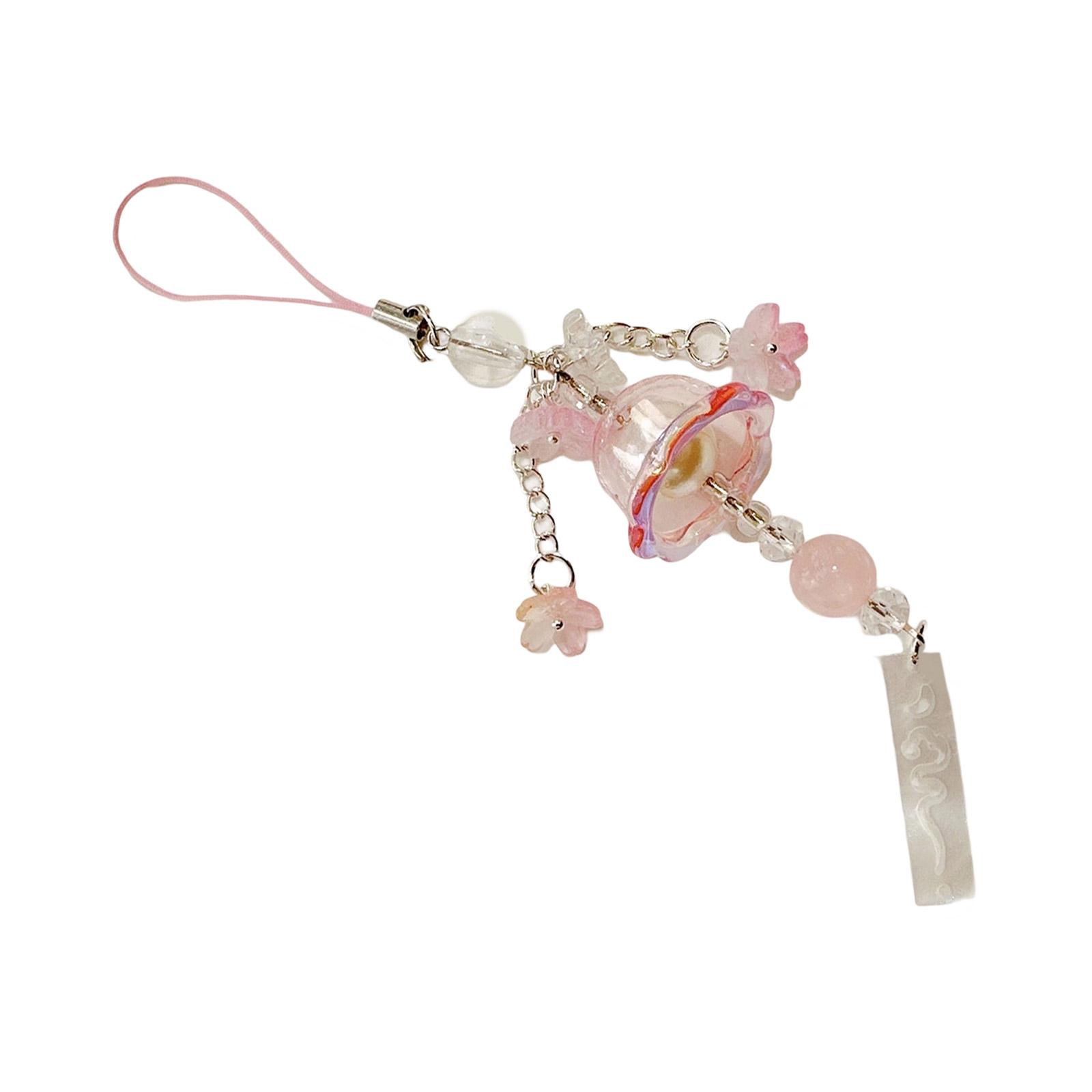 

Подвеска-цветок в виде медузы ручной работы, ремешок для телефона, украшение для любителей природных стилей, повседневное использование