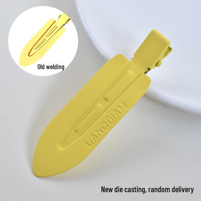 Japanese & Korean Style Seamless Metal Hairpin - Frosted Women's Bangs Side Clip