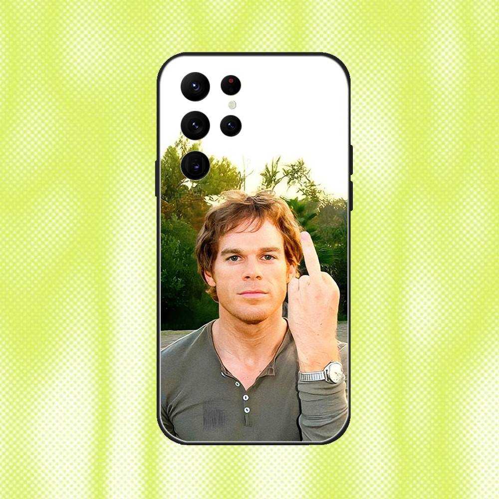 Dexter Morgan Phone Case For Samsung S 25,24,23,22,30,21,10,9,Ultra,Plus,Lite,FE,4,5G Black Soft Case