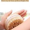 Natural Bristle Bath Brush for Removing Dead Skin Cellulite Toxin Treatment