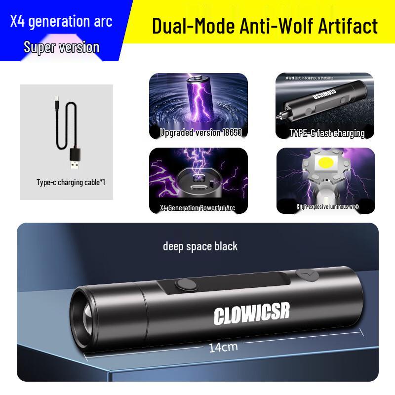 HEIXIE Self-Defense LED Flashlight