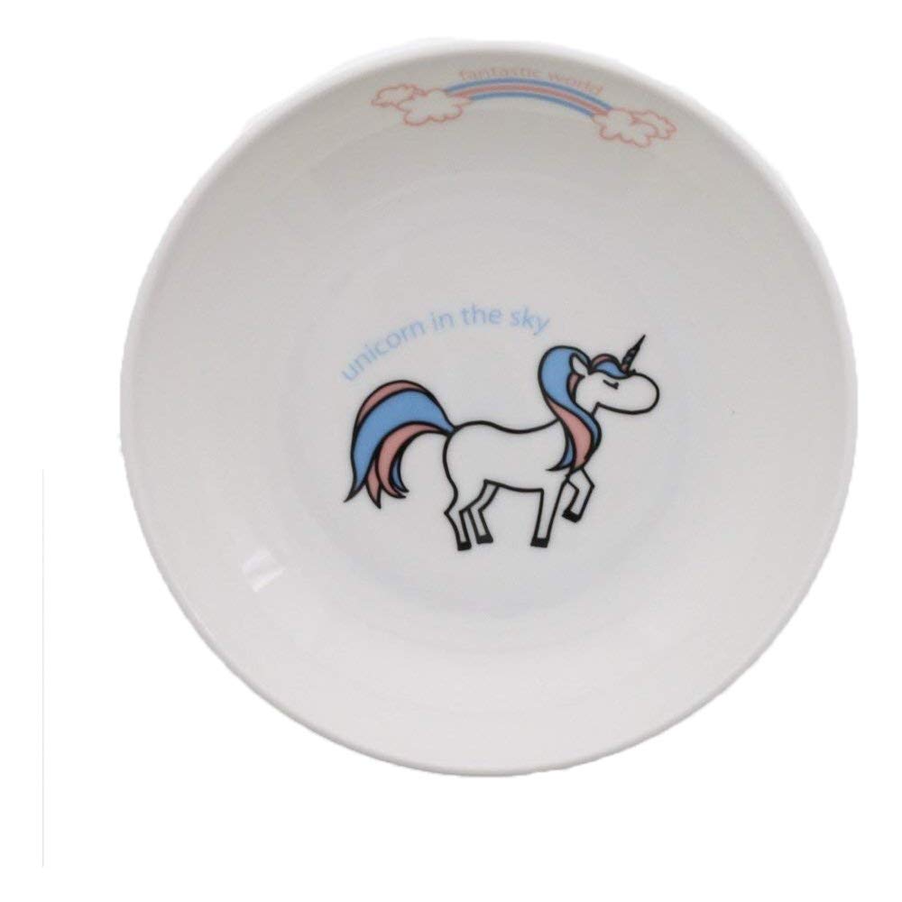 

EAST table Lightweight Unicorn Curry Plate for Girls by Made in Cute Dishwasher and Microwave Safe (to-00601) 16.5cm Children s TOTOY, Japan,