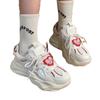 Love Dad Shoes 2025 Autumn Internet Celebrity Dopamine Platform Women's Shoes Spot Leisure Sports Student White Shoes
