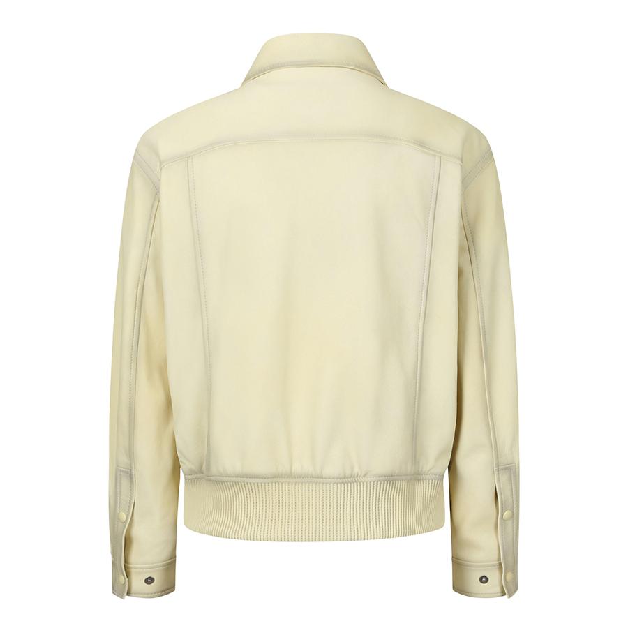 Fahrenheit Two-Tone Leather Jumper (Figda9302)