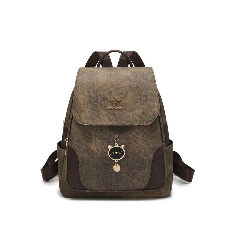 Women's Practical Double-shoulder Bag with High Appearance Quality and Large Capacity Backpack