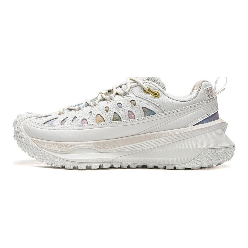 Li-Ning Youxia CRC Унисекс Низкие Повседневные Кроссовки Бело-Серые Водостойкие AZGW023-4 39