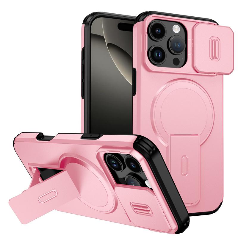 Objektivschutz Handyhülle für iPhone 16 15 14 13 Pro Max 14Plus 15Plus 16Plus 16e 16 15 14 Pro 17 Magnetischer Ständer Abdeckung