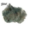 Feather Decorations for Colors 4.5-10cm Natural Chicken Guineahen Feathers Crafts 50Pcs Tail Bright Colored DIY