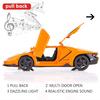 1:32 Lamborghini LP770 Automodell-Spielzeug, mit Ton und Licht, zurückziehbares Auto, Zinklegierung, Spielzeug für Kinder, Jungen, Mädchen, Geschenk