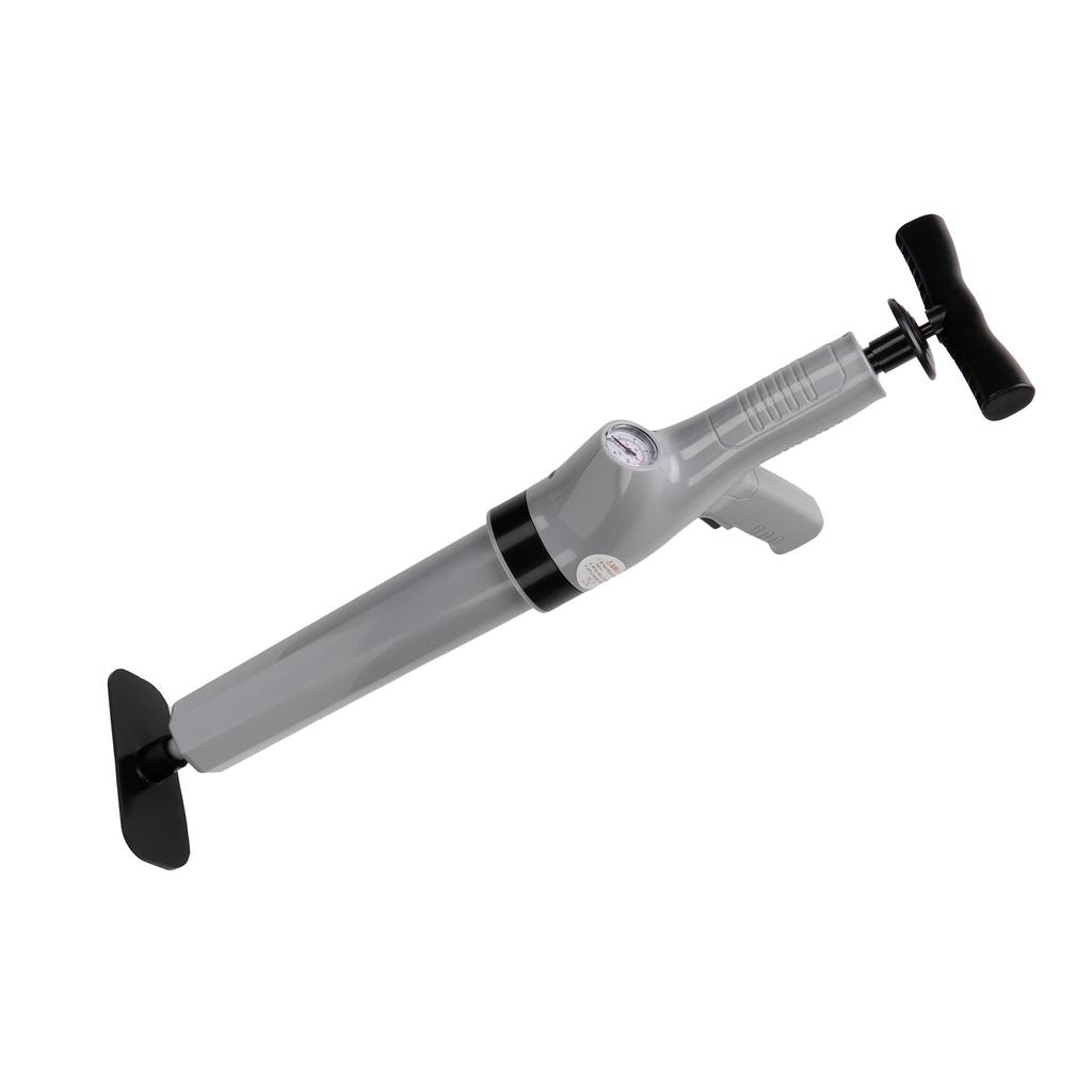 9 in 1 Luftdruck Pümpel Set Toilette Abwasserrohr Küchenspüle Baggerwerkzeuge Zubehör Grau