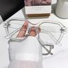 1/2pcs Retro Oversized Anti Blue Light Computer Glasses Frame Women Men Trendy Fashionable Eyeglasses Classic Spectacles Ouclos