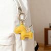 Adorable Cartoon Horse Keychain Leather Symbolizing Wealth Animal Pendant Keyring for Daily Use and Gift Occasions