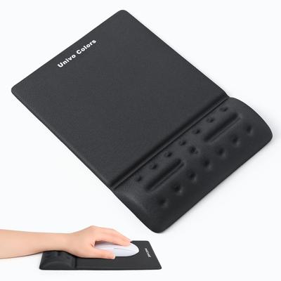 Podkładka pod mysz Univo Colors Mouse z wbudowanym nadgarstkiem 245 mm x redukuje ergonomiczne, miękkie obciążenie nadgarstka, bez skóry, z masującą podkładką, podpórką, 170 mm, przeciwzmęczeniowa,