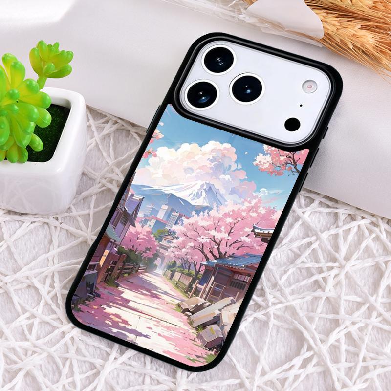Tokyo Sakura Cherry Blossom Shockproof Phone Case for iPhone 17 Air 16e 15 11 12 14 13 Pro Max Cover Coque