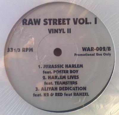 12inch Record DJ SELF - Raw Street Vol.1 Vinyl 2 WAR002 WAR 2001 Rap & Hip-Hop/R&B Used