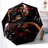 1pc Mandalorian Armor Automatic Folding Umbrella, 8 Ribs for All-Season Use, Portable for Travel & Outdoor Activities 031