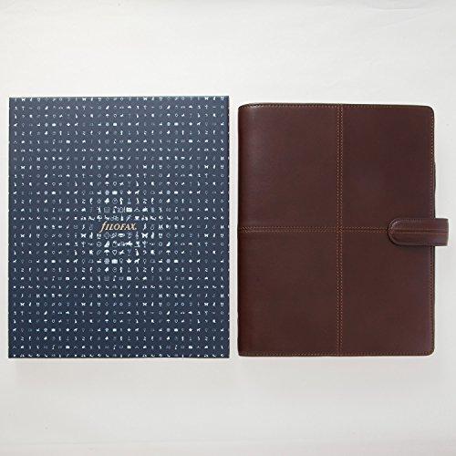 Filofax Classic Stitch System Organizer, A5, Brown, 028509