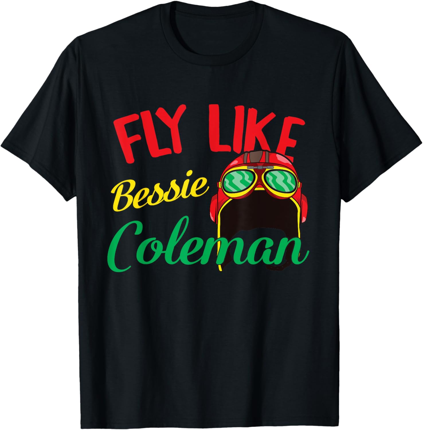 

Bessie Coleman Women Black History Feminist African American T-Shirt S разноцветный