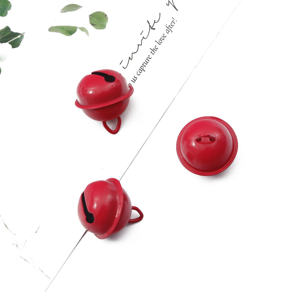 

10 шт. богатые и красочные железные колокольчики, подвески, рождественские колокольчики, бусины, украшения для вечеринки, подвески, поделки, аксессуары ручной работы красный