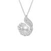High-End Vintage Shell Pearl Pendant: Phoenix Clavicle Chain in S999 Sterling Silver - Luxurious Gift Necklace for Women