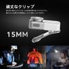OOWOLF LED Mini Compact Wearable Light with White Red Magnetic Cap Perfect for Night Dog Outdoor Handheld Disaster and Power Outage Silver Flashlight,