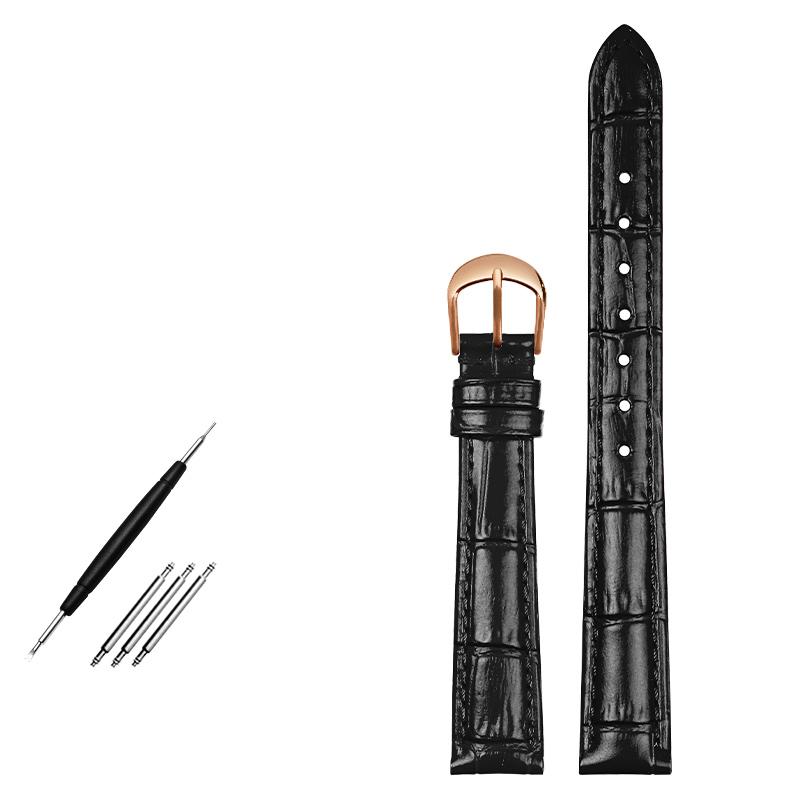 

Ремінець для годинника з натуральної шкіри 10мм 12мм 14мм 16мм 18мм 20мм Браслет для годинника Студентський ремінець Простий стильний ремінець для наручних годинників 18mm