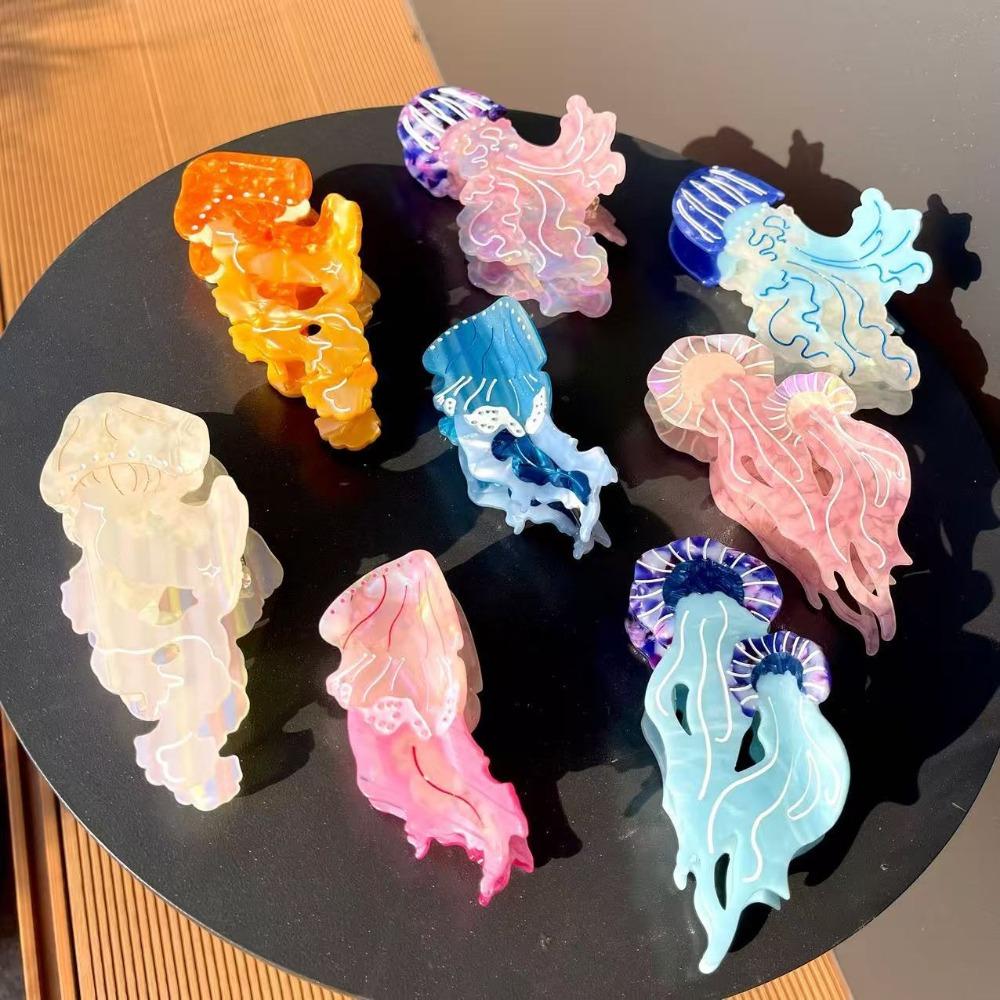 Korean Style Cartoon Animal Hair Clip Sweet Cute Shark Clip Jellyfish Hair Claw Hair Accessories