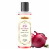 Khadi 100% Pure & Natural Herbal Red Onion Hair Oil with Onion & Rosemary for Hair Fall Control - 200ml with khadi india logo