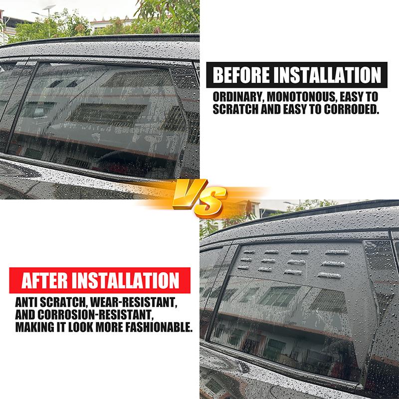 Aluminum Alloy For 2026+Geely Boyue L Car Rear Side Window Ventilation Panel Decoration Modification Accessories