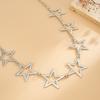 Punk Style Metal Hollow Pentagram Waist Chain Female, Simple Versatile Star Chain Body Chain