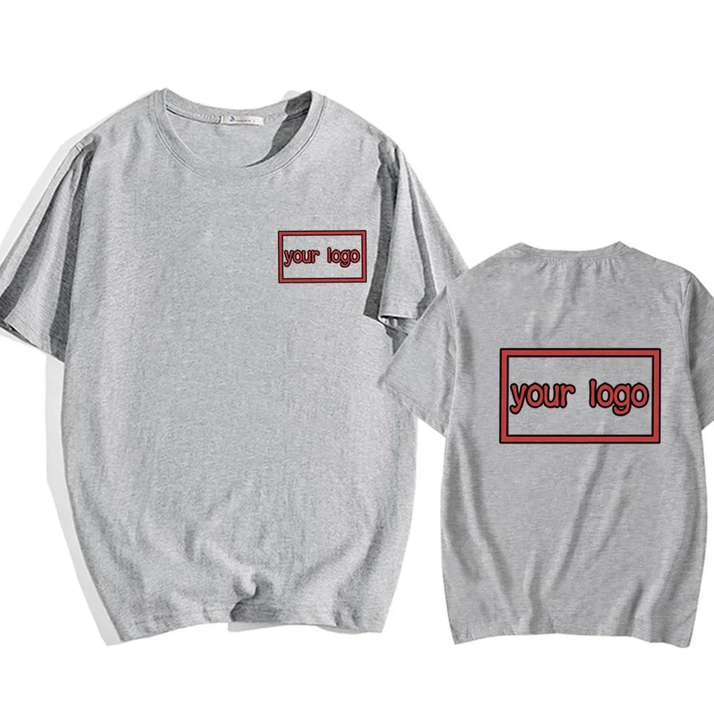 Customized Printed Leisure T Shirt Harajuku Women Men Tee Diy Your Like Photo or Logo T-Shirt Custom Drop Shipping Tshirt